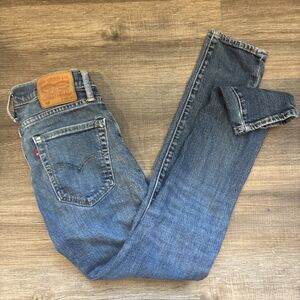 Levis 519 Jeans Mens 29x30 Blue Denim Skinny Stretch Levi's Premium Medium Wash